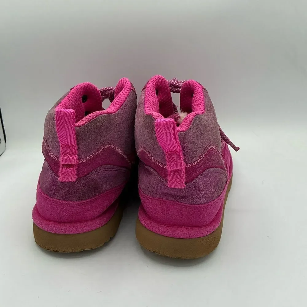 UGG Unisex-Child K Highland Hi Heritage Pink boot size 4